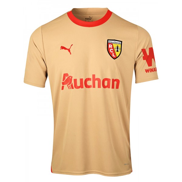 RC Lens champions league jersey european soccer uniform men's football kit tops sport shirt 2023-2024